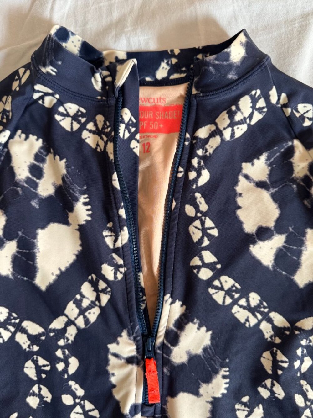 L Crewcuts Navy Patterned Rashguard - Picture 3 of 5